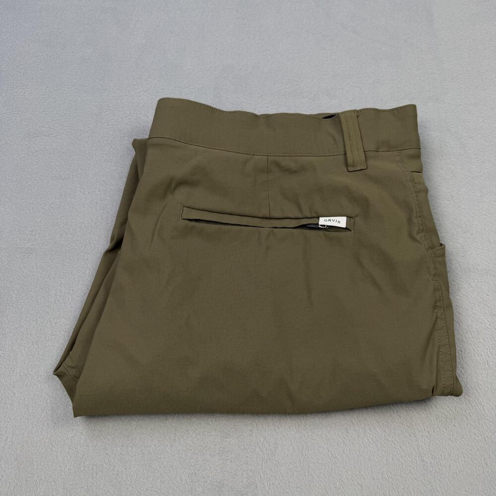 Orvis Pants Mens 40x30 Green Tech Pant Stretch Water Repellent Hiking Outdoor